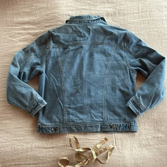 Vintage Denim and Toile Jacket - Picture 7 of 9